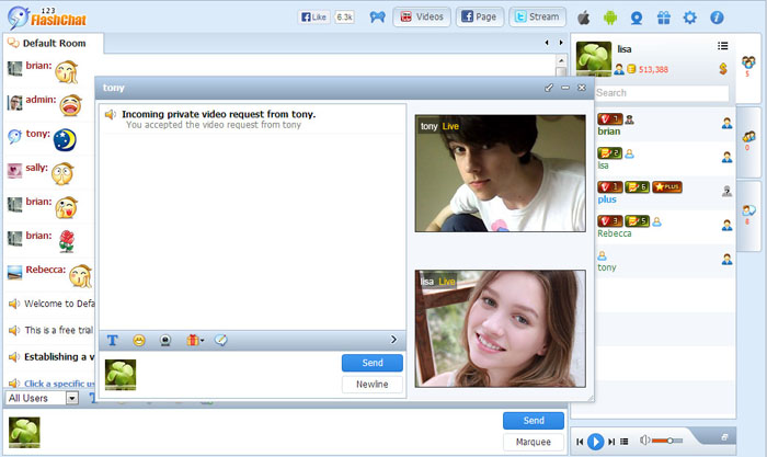123 flash chat chat avenue
